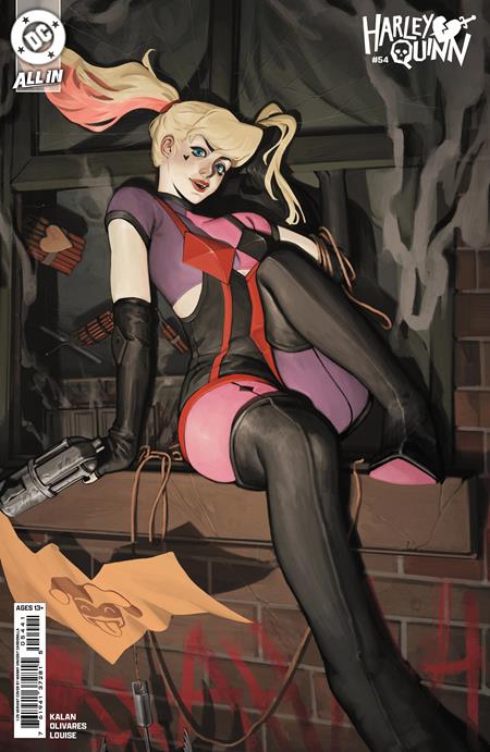 HARLEY QUINN #54 1:25 MANNY CARBONILLA CARD STOCK VARIANT 2025 Harley Quinn DC COMICS
