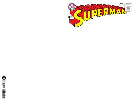 09/23/2026 SUPERMAN #141 FACSIMILE EDITION CVR B BLANK CARD STOCK VAR DC COMICS