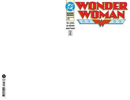 09/23/2026 WONDER WOMAN #72 FACSIMILE EDITION CVR C BLANK CARD STOCK VARIANT DC COMICS