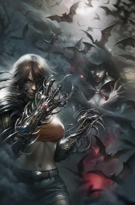 09/23/2026 VAMPIRELLA X WITCHBLADE SPECIAL #1 (ONE SHOT) 1:20 FRANCESCO MATTINA VIRGIN VARIANT DYNAMITE ENTERTAINMENT