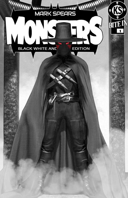 09/02/2026 MARK SPEARS MONSTERS #1 7TH PRINT BLACK WHITE & DEAD EDITION CVR D ABSOLUTE BATMAN #1 HOMAGE VARIANT DC COMICS