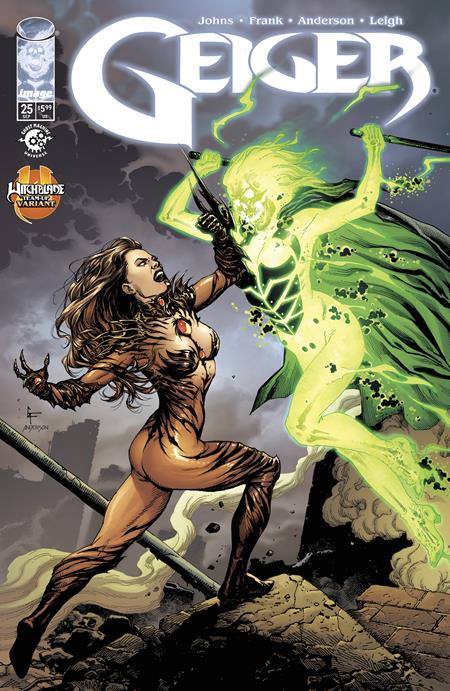 09/09/2026 GEIGER #25 CVR F GARY FRANK & BRAD ANDERSON WITCHBLADE TEAM UP VAR IMAGE COMICS