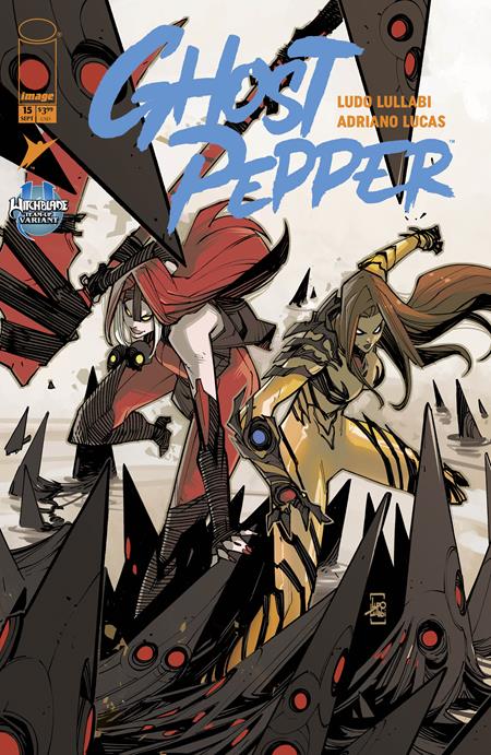 09/23/2026 GHOST PEPPER #15 CVR F LUDO LULLABI WITCHBLADE TEAM UP VAR IMAGE COMICS