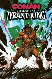 09/23/2026 CONAN THE BARBARIAN TIDES OF THE TYRANT KING #1 (OF 4) CVR B UTSAB CHATTERJEE VAR (MR) TITAN COMICS