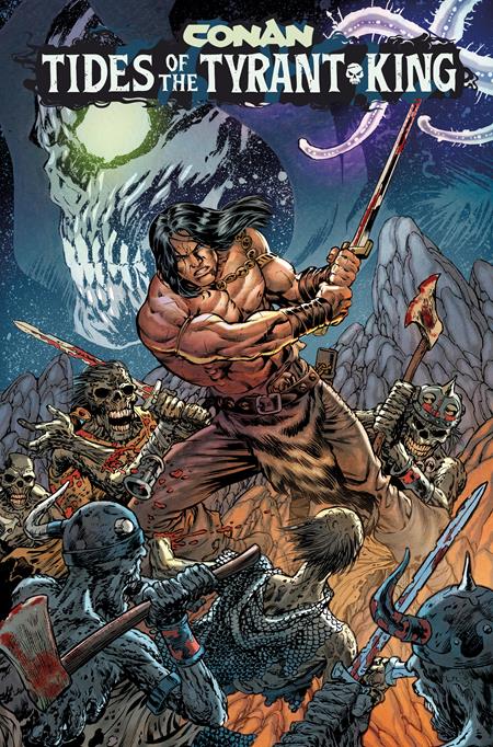 09/23/2026 CONAN THE BARBARIAN TIDES OF THE TYRANT KING #1 (OF 4) CVR D JESUS MERINO VAR (MR) TITAN COMICS