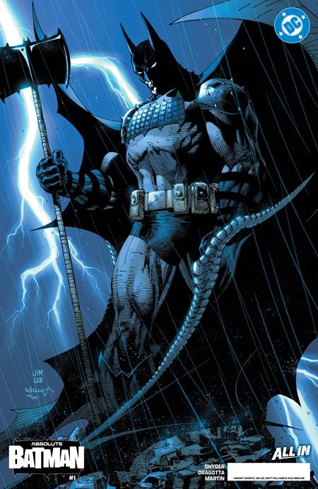 10/09/2024 ABSOLUTE BATMAN #1 CVR C JIM LEE CARD STOCK VARIANT  DC COMICS   