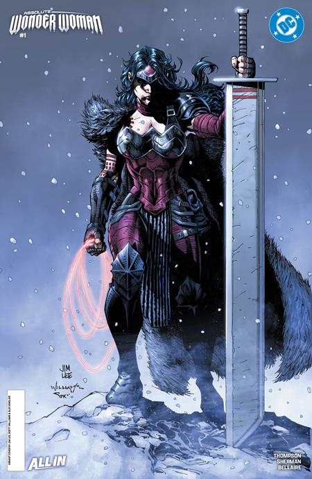 10/23/2024 ABSOLUTE WONDER WOMAN #1 CVR J JIM LEE FOIL VARIANT  DC COMICS   