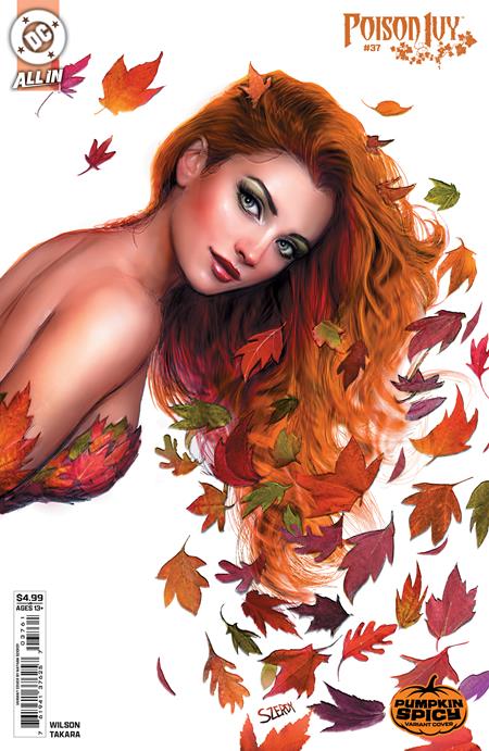 POISON IVY #37 CVR E NATHAN SZERDY PUMPKIN SPICY CARD STOCK VARIANT 2025 Poison Ivy DC COMICS