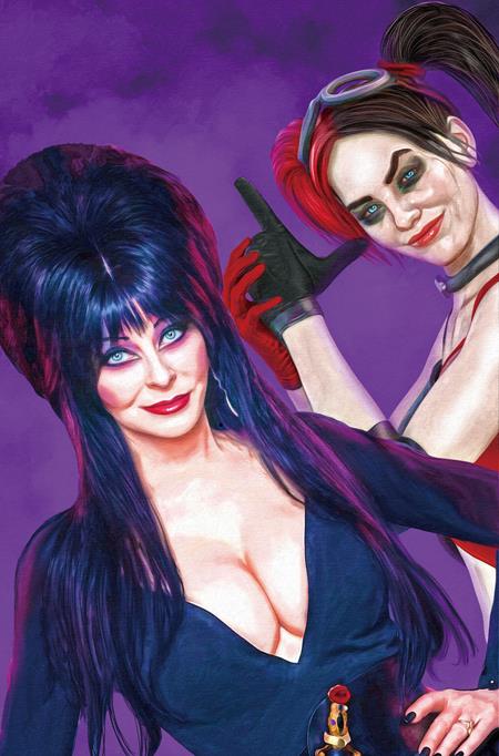 HARLEY QUINN X ELVIRA #1 CVR S 1:20 MARK SPEARS VIRGIN VARIANT 2025 DYNAMITE ENTERTAINMENT
