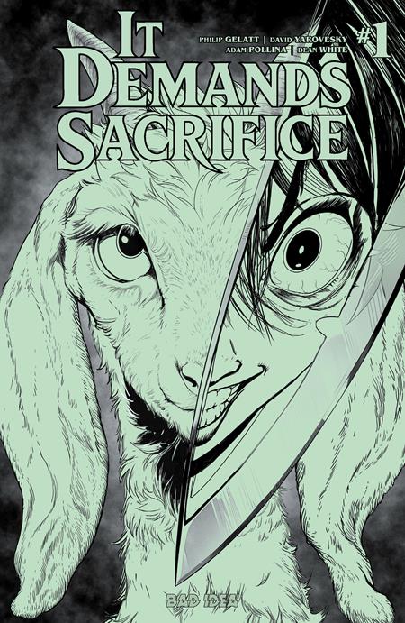 10/07/2026 IT DEMANDS SACRIFICE #1 (OF 4) CVR J ADAM POLLINA GLOW IN THE DARK VARIANT