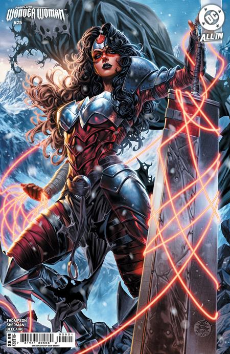 10/28/2026 ABSOLUTE WONDER WOMAN #25 CVR B MARK BROOKS CARD STOCK VARIANT Absolute Wonder Woman DC COMICS
