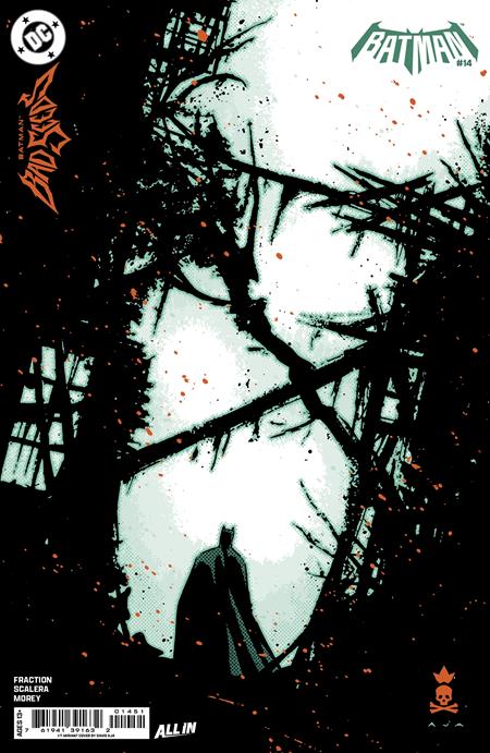 10/07/2026 BATMAN #14 1:25 DAVID AJA CARD STOCK VARIANT (BATMAN BAD SEEDS)