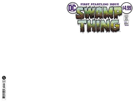 10/07/2026 SWAMP THING #1 FACSIMILE EDITION CVR D BLANK CARD STOCK VARIANT DC COMICS