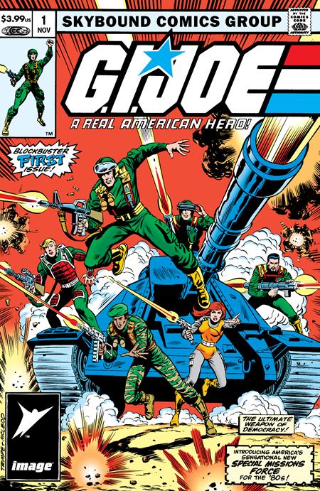 GI JOE A REAL AMERICAN HERO #1 (ONE SHOT) CVR A HERB TRIMPE & BOB MCLEOD LARRY HAMA CUT 2023 GI Joe IMAGE COMICS   