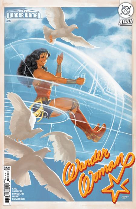 11/20/2024 WONDER WOMAN #15 CVR C DAVID TALASKI CARD STOCK VARIANT  DC COMICS   