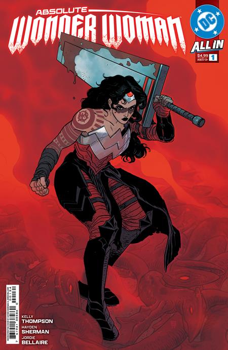 ABSOLUTE WONDER WOMAN #1 2ND PRINT SHERMAN VARIANT 2024 Absolute Wonder Woman DC COMICS