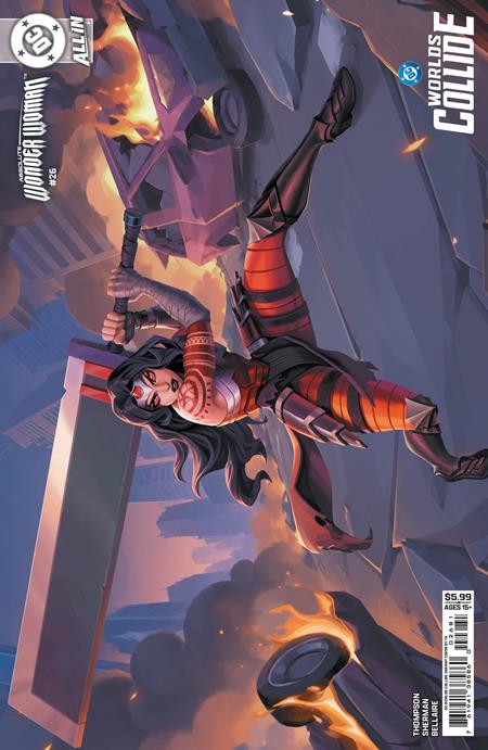 11/25/2026 ABSOLUTE WONDER WOMAN #26 CVR E DC WORLDS COLLIDE CARD STOCK VARIANT
