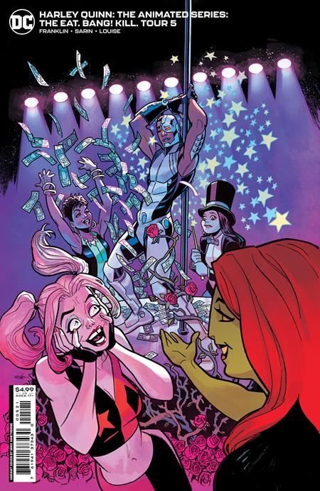 HARLEY QUINN THE ANIMATED SERIES THE EAT BANG KILL TOUR #5 (OF 6) CVR B MIKE HAWTHORNE CARD STOCK VARIANT 2022 Harley Quinn DC COMICS