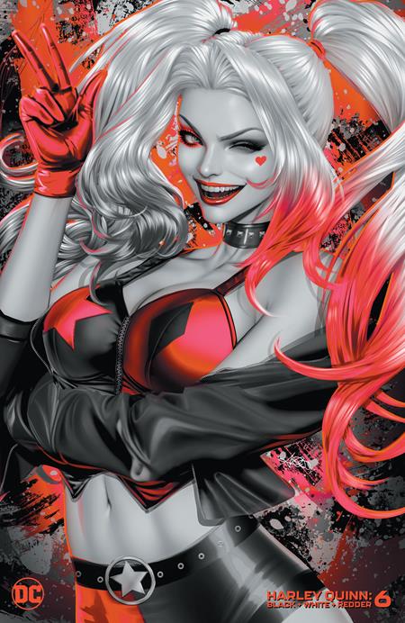 HARLEY QUINN BLACK WHITE REDDER #6 (OF 6) CVR C ARIEL DIAZ VARIANT 2023 Harley Quinn DC COMICS