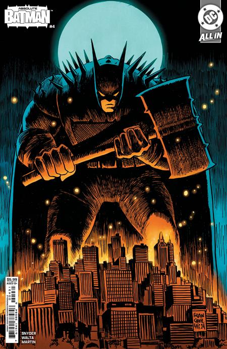 01/08/2025 ABSOLUTE BATMAN #4 CVR C FRANCESCO FRANCAVILLA CARD STOCK VARIANT