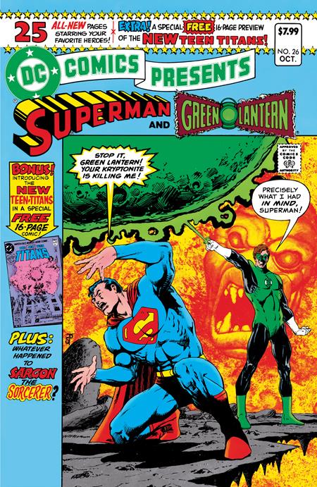 01/01/2025 DC COMICS PRESENTS #26 FACSIMILE EDITION CVR B JIM STARLIN FOIL VARIANT DC COMICS