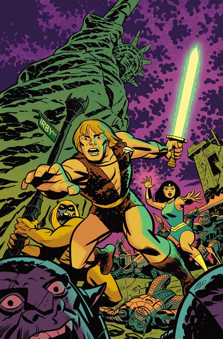 THUNDARR THE BARBARIAN #1 1:10 MICHAEL CHO FOIL VIRGIN VARIANT 2026 Thundarr DYNAMITE ENTERTAINMENT