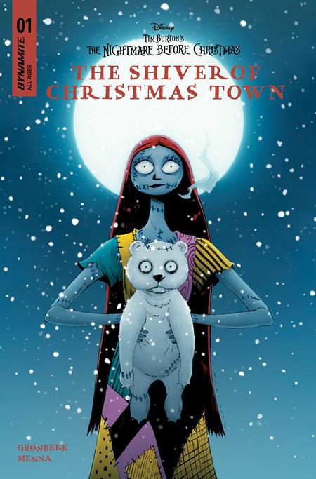 01/07/2026 TIM BURTONS THE NIGHTMARE BEFORE CHRISTMAS THE SHIVER OF CHRISTMAS TOWN #1 CVR A JAE LEE Nightmare Before Christmas DYNAMITE ENTERTAINMENT