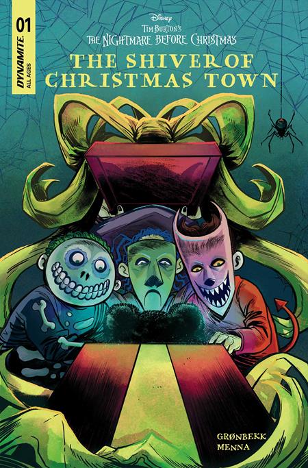 01/07/2026 TIM BURTONS THE NIGHTMARE BEFORE CHRISTMAS THE SHIVER OF CHRISTMAS TOWN #1 CVR B SOO LEE VAR Nightmare Before Christmas DYNAMITE ENTERTAINMENT