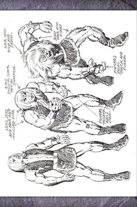 02/04/2026 THUNDARR THE BARBARIAN #1 1:7 JACK KIRBY MODEL SHEET VIRGIN FOC BONUS VARIANT Thundarr DYNAMITE ENTERTAINMENT