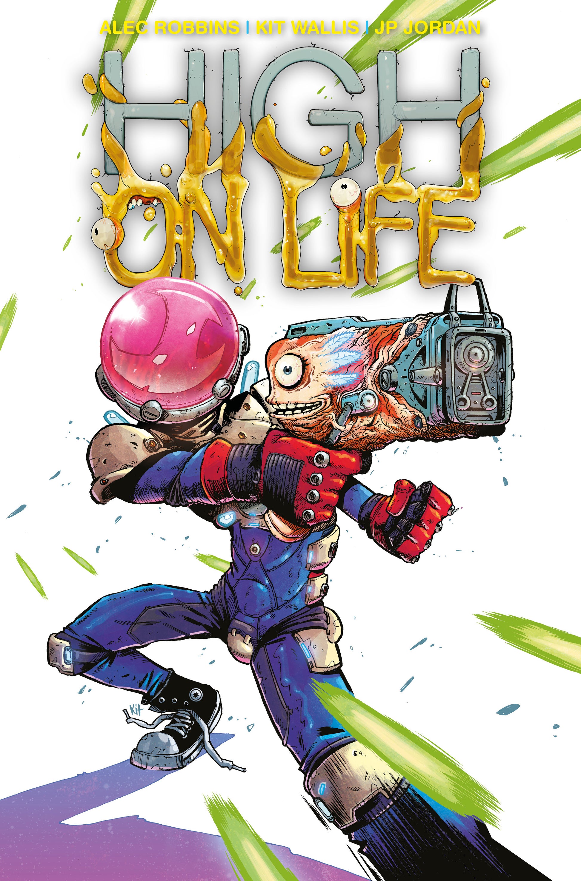 HIGH ON LIFE #1 (OF 4) CVR B WALLIS (MR) 2024  TITAN COMICS   