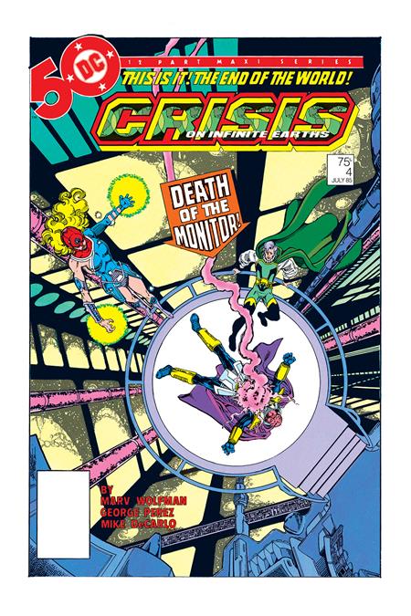 CRISIS ON INFINITE EARTHS #4 FACSIMILE EDITION CVR B GEORGE PEREZ FOIL VARIANT 2024 Crisis on Infinite Earths DC COMICS   