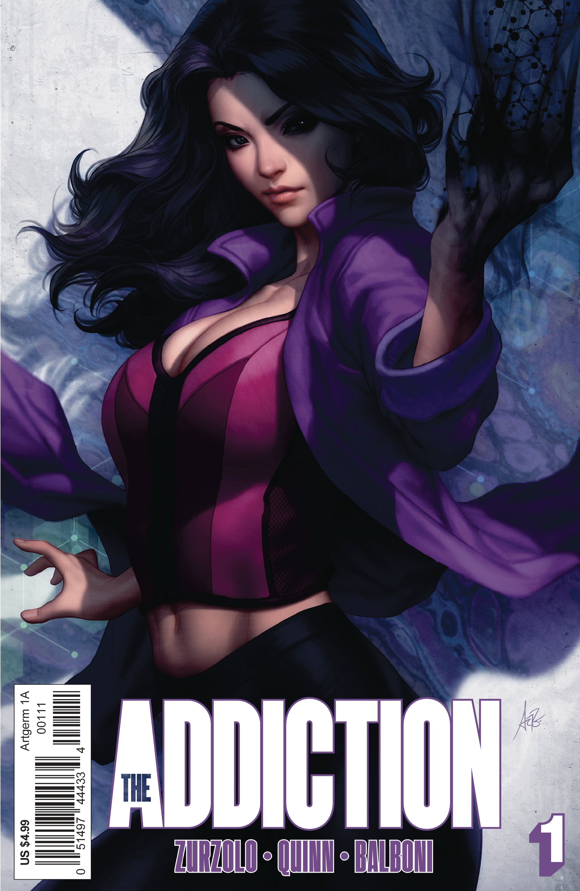 07/31/2024 ADDICTION DEATH OF YOUR LIFE #1 (OF 3) CVR A ARTGERM  ADDICTION COMICS   