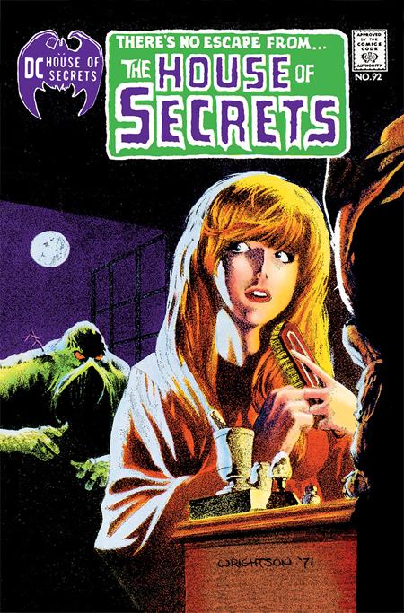 08/14/2024 HOUSE OF SECRETS #92 FACSIMILE EDITION (2024) CVR A BERNIE WRIGHTSON  DC COMICS   