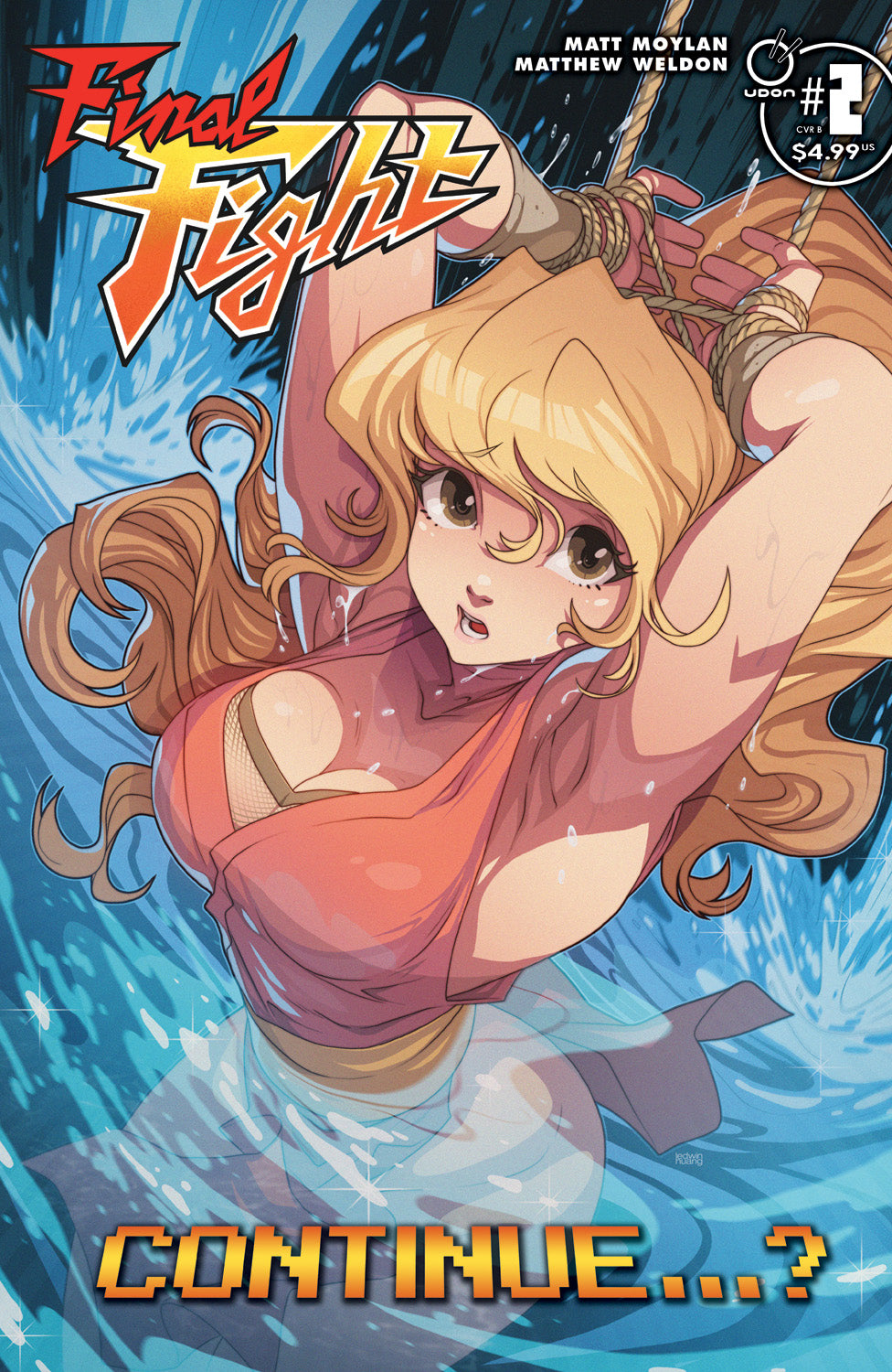 FINAL FIGHT #2 (OF 4) CVR B HUANG 2024 UDON ENTERTAINMENT INC