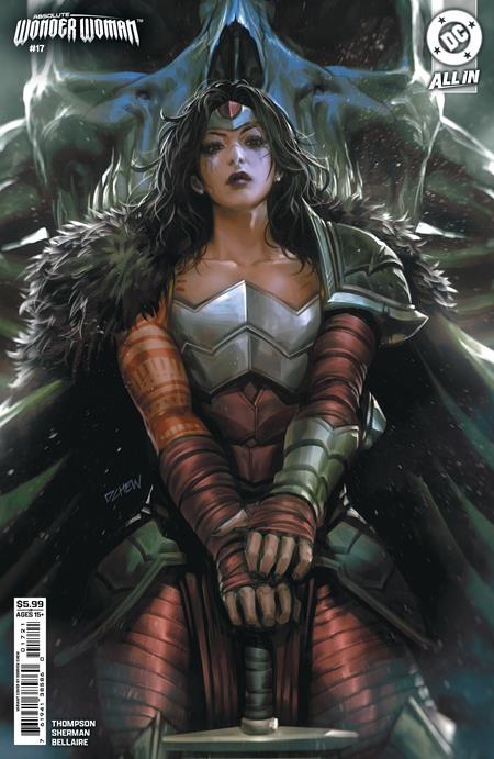 ABSOLUTE WONDER WOMAN #17 CVR B DERRICK CHEW CARD STOCK VARIANT 2026 Absolute Wonder Woman DC COMICS
