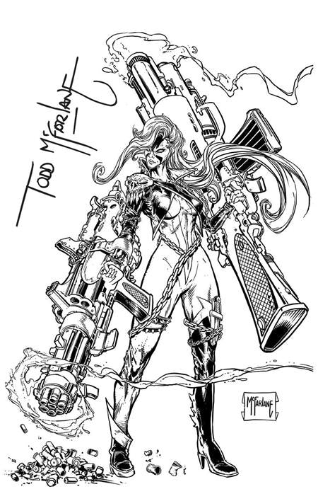 07/01/2026 SPAWN SCORCHED #50 1:250 TODD MCFARLANE SIGNED B&W INKS VARIANT IMAGE COMICS