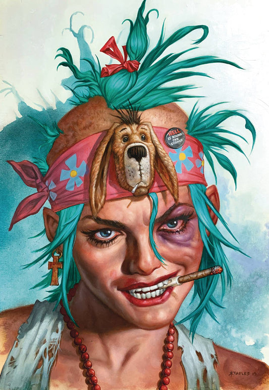 TANK GIRL #8 CVR B VIRGIN STAPLES VARIANT 2019 Tank Girl TITAN COMICS   