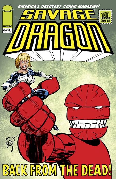 10/16/2024 SAVAGE DRAGON #274 CVR A LARSEN (MR)  IMAGE COMICS   