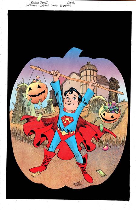 10/23/2024 SUPERMAN #19 CVR E KELLEY JONES TRICK OR TREAT CARD STOCK VAR  DC COMICS   