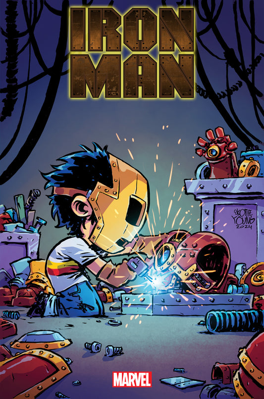 IRON MAN #1 SKOTTIE YOUNG VARIANT 2024 Iron Man MARVEL PRH