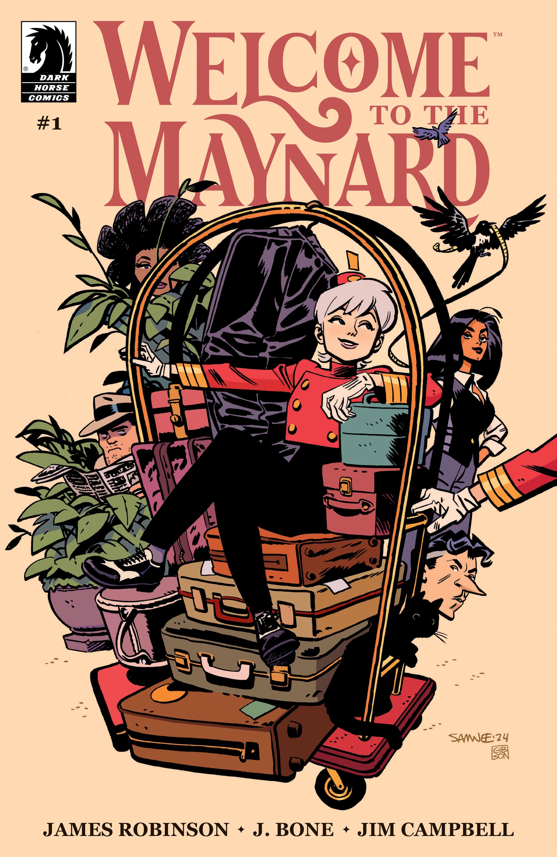 11/27/2024 WELCOME TO THE MAYNARD #1 CVR B SAMNEE  DARK HORSE PRH   