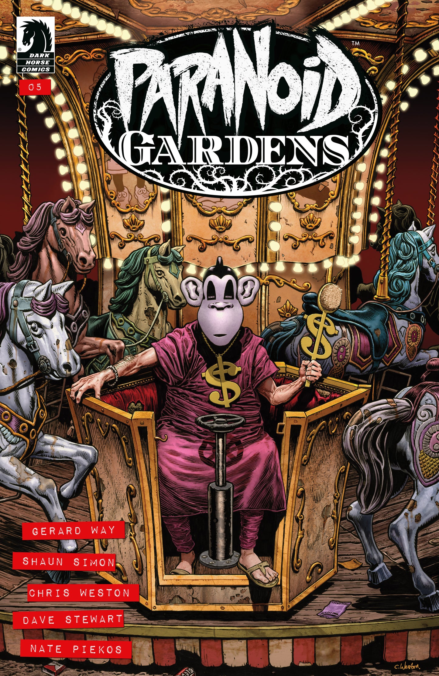 11/20/2024 PARANOID GARDENS #5 CVR A WESTON  DARK HORSE PRH   