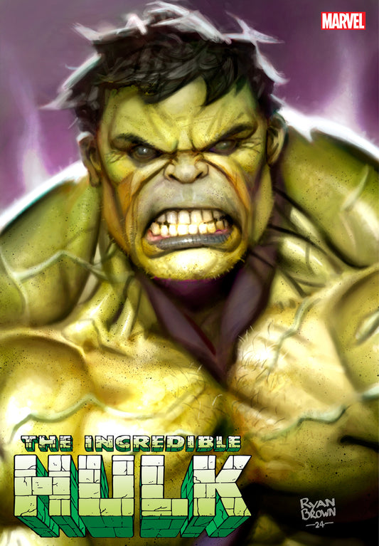 10/23/2024 INCREDIBLE HULK #18 RYAN BROWN VAR  MARVEL PRH   