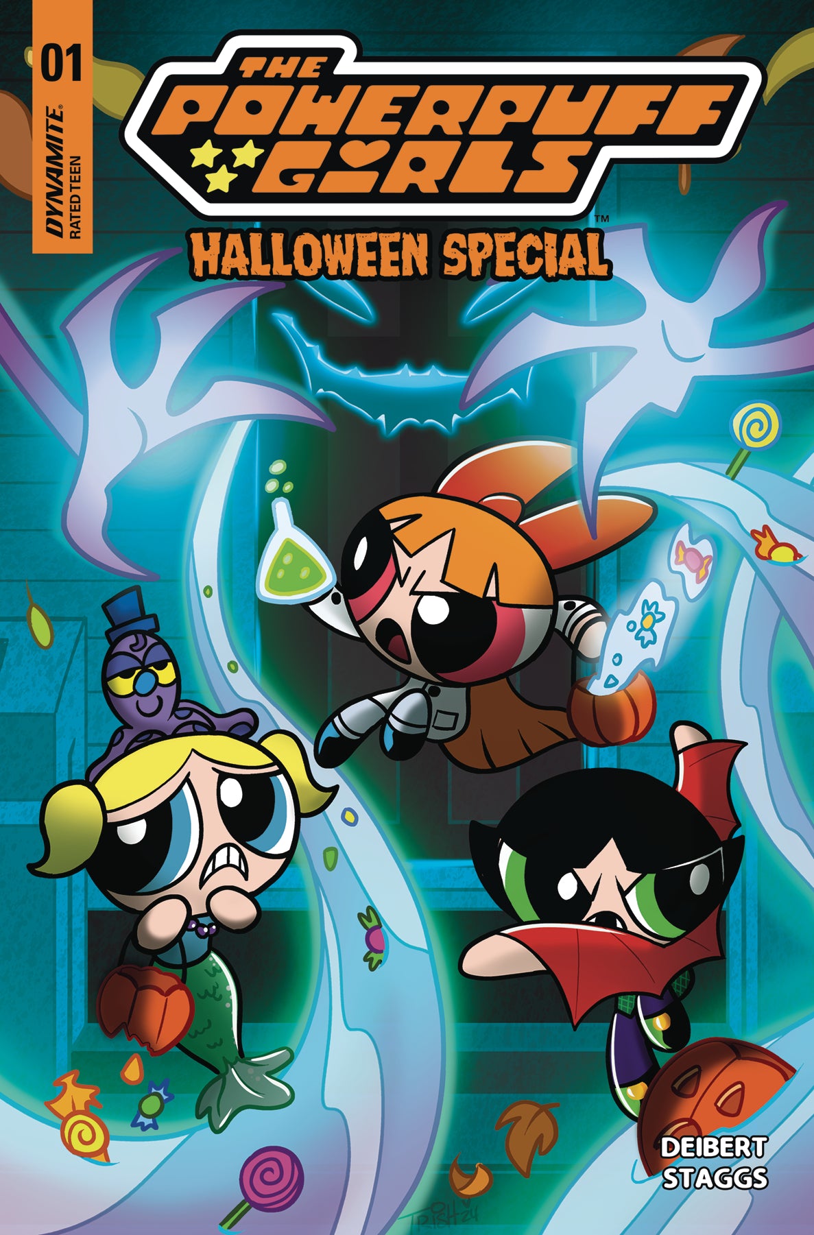 10/23/2024 POWERPUFF GIRLS HALLOWEEN SP ONE SHOT CVR B FORSTNER  DYNAMITE   