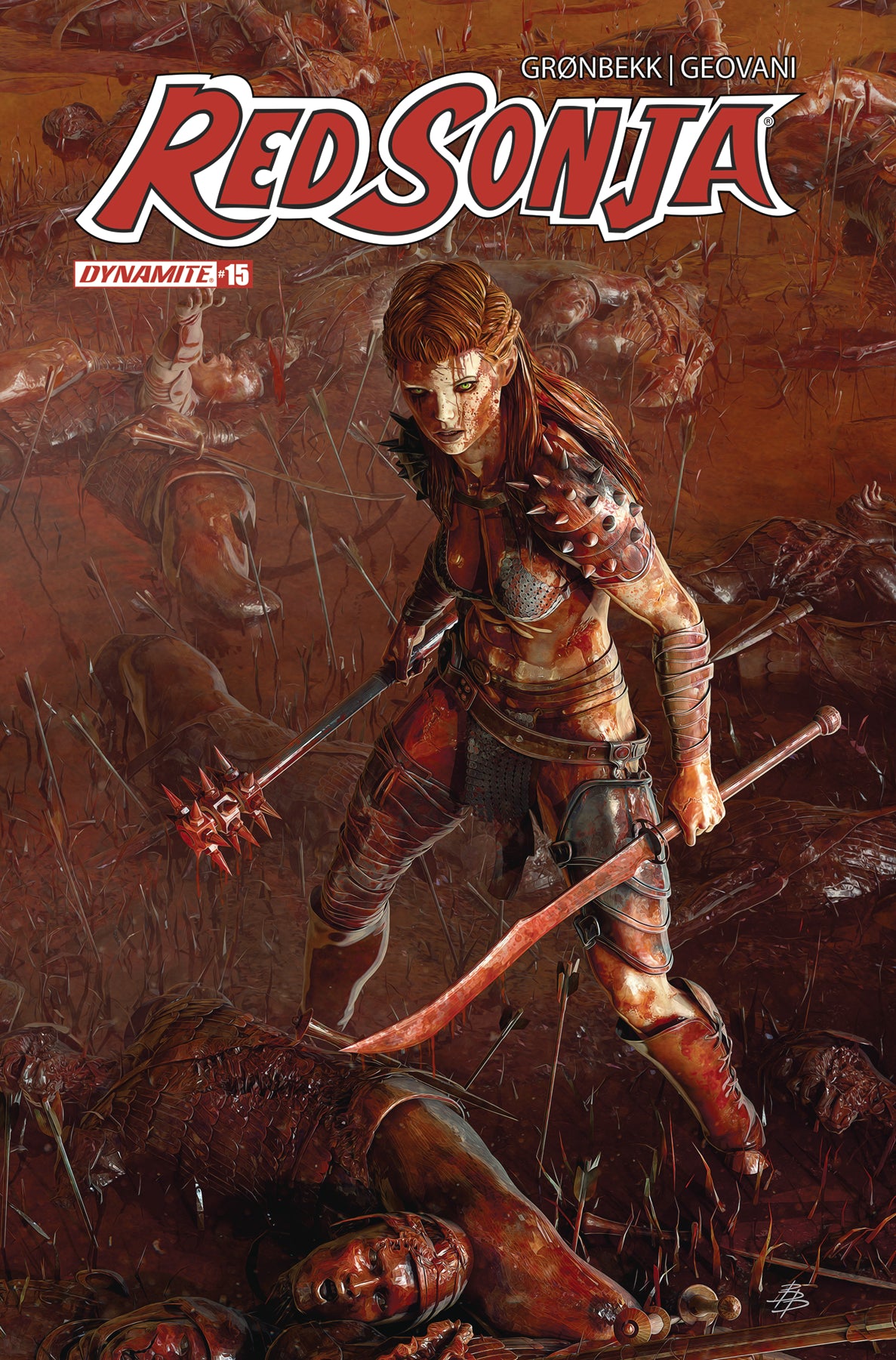 10/30/2024 RED SONJA 2023 #15 CVR B BARENDS  DYNAMITE   