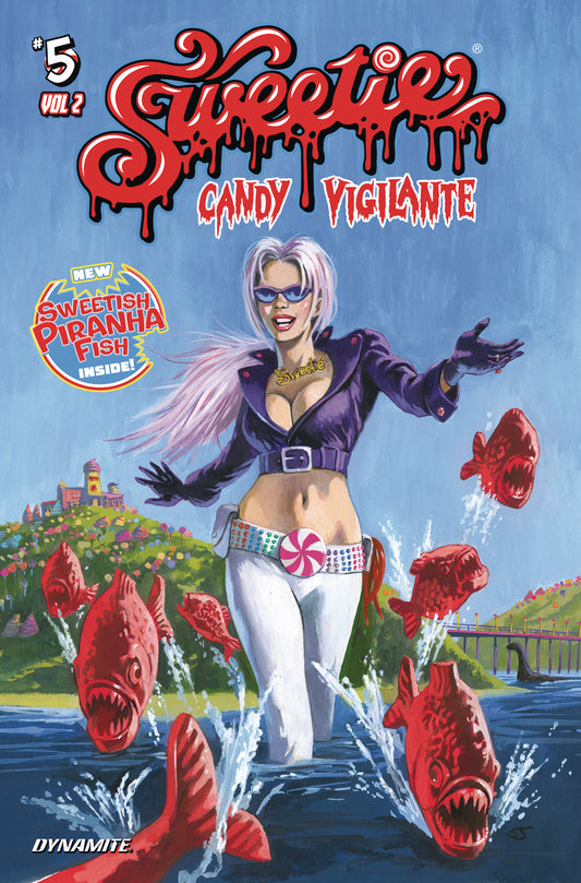 10/30/2024 SWEETIE CANDY VIGILANTE VOL 2 #5 CVR A SISTILLI BLUE (MR)  DYNAMITE   