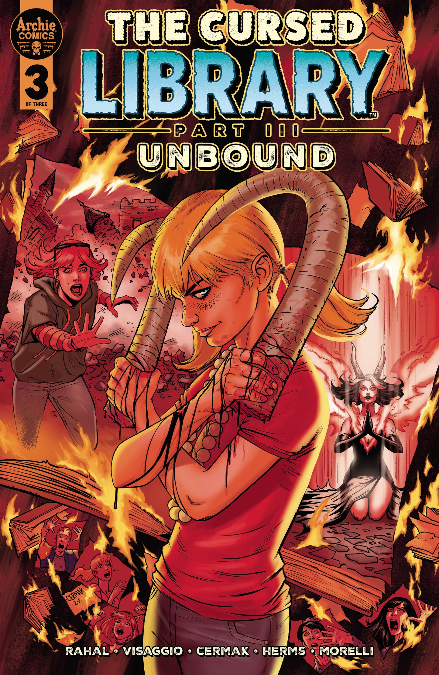 10/30/2024 CURSED LIBRARY UNBOUND CVR A CRAIG CERMAK  ARCHIE COMIC PUBLICATIONS   