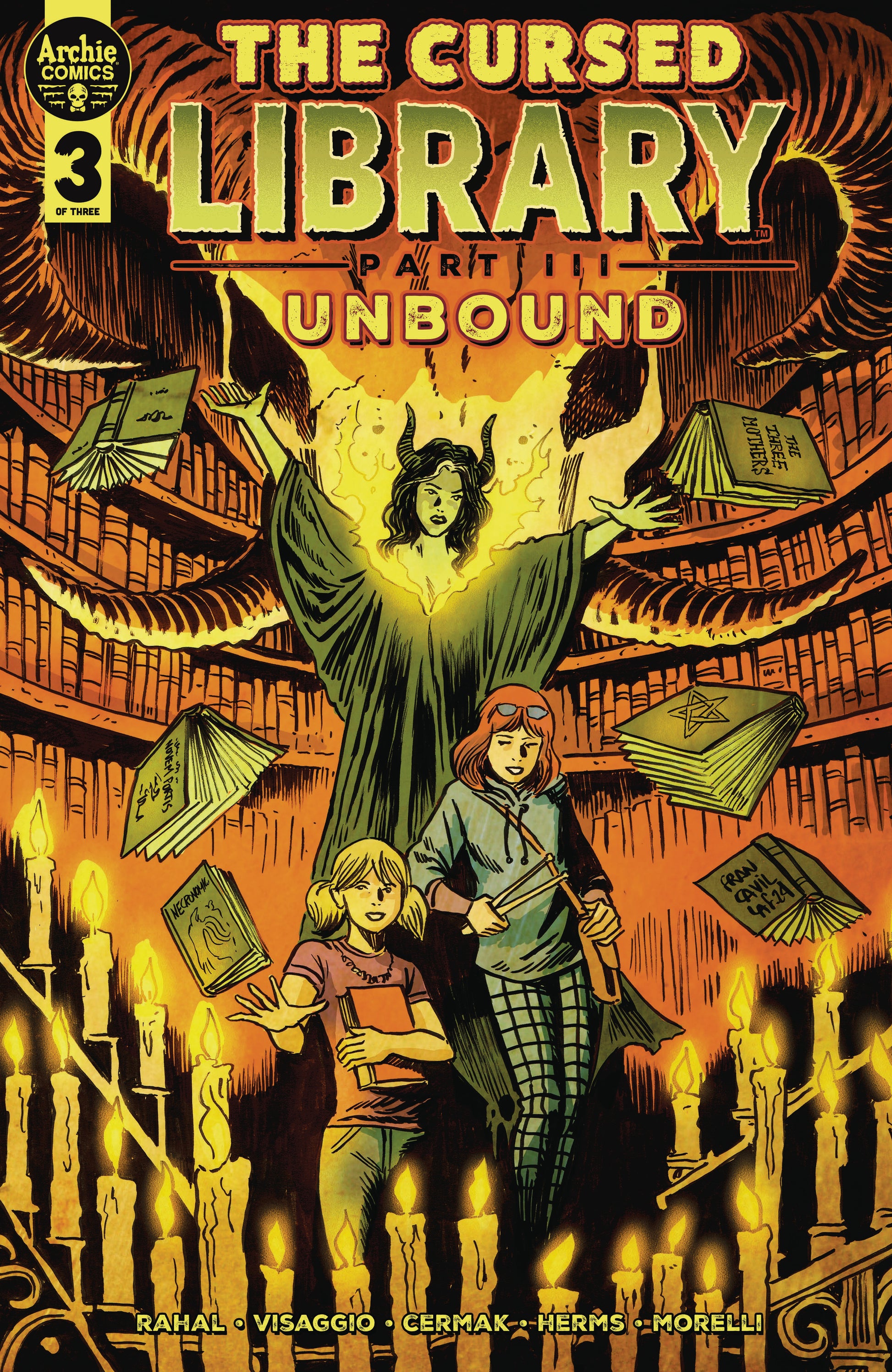 10/30/2024 CURSED LIBRARY UNBOUND CVR B FRANCESCO FRANCAVILLA  ARCHIE COMIC PUBLICATIONS   