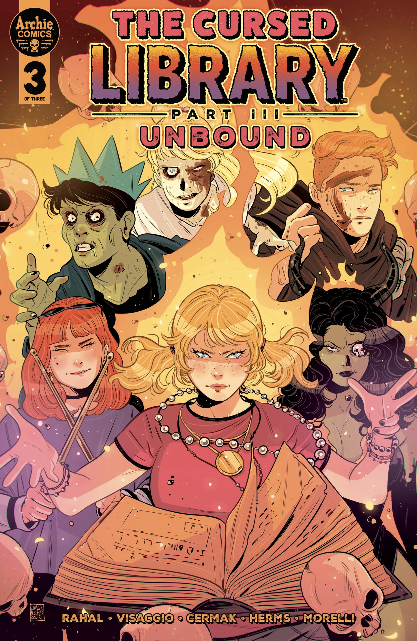 10/30/2024 CURSED LIBRARY UNBOUND CVR C LUANA VECCHIO  ARCHIE COMIC PUBLICATIONS   