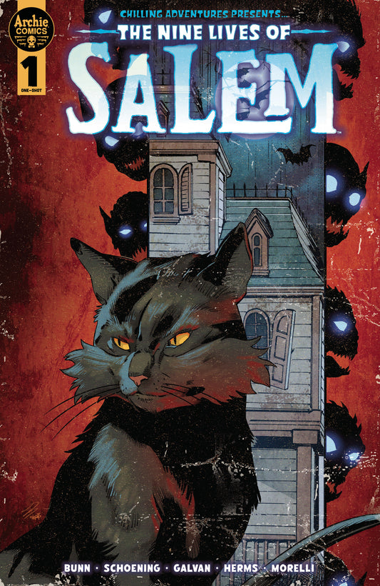 10/16/2024 NINE LIVES OF SALEM ONESHOT CVR A DAN SCHOENING  ARCHIE COMIC PUBLICATIONS   